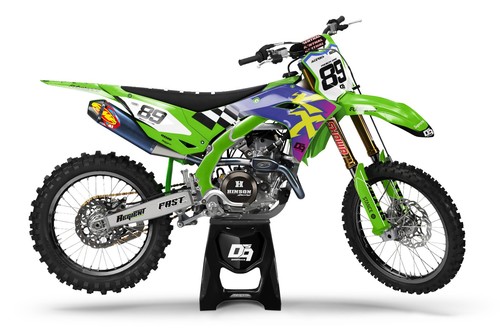 Kawasaki motocross graphics - motocross,