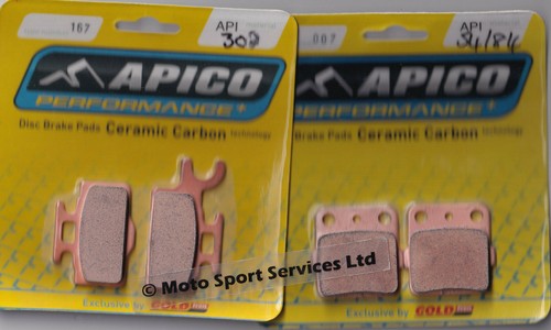 Brake pads front rear - pads,