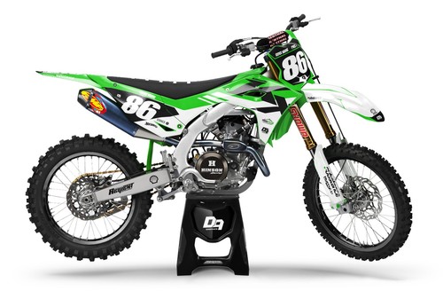 Kawasaki motocross graphics - kawasaki,