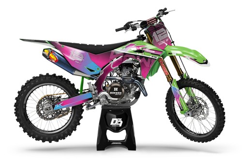 Kawasaki motocross graphics - kawasaki,