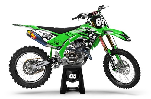 Kawasaki motocross graphics - motocross, mx