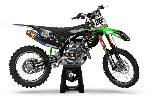 Kawasaki motocross graphics - motocross, mx