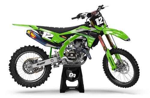 Kawasaki motocross graphics - motocross,