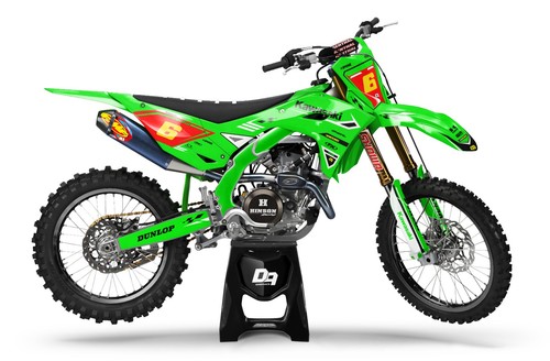 Kawasaki motocross graphics - kawasaki,