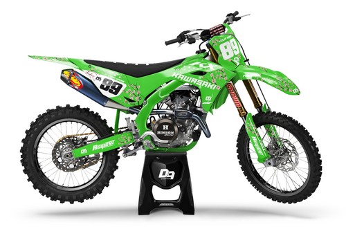 Kawasaki motocross graphics - motocross, mx